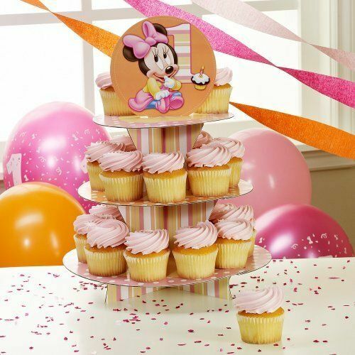 Minnie Mouse 1st Birthday Cupcake Stand